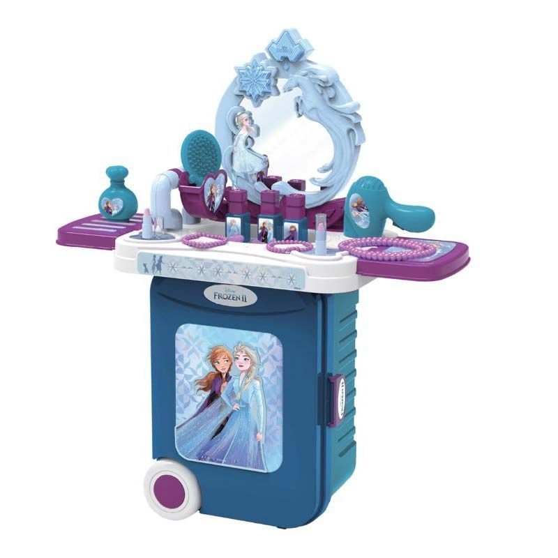 FROZEN Dressing Table Trolley Case - 97.50 x 21 x 60 cm Elsa and Anna Girl