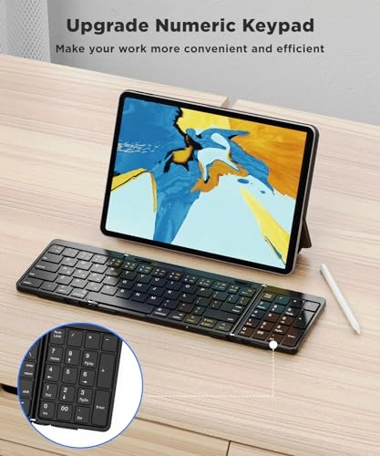 Foldable Bluetooth Keyboard - Wireless