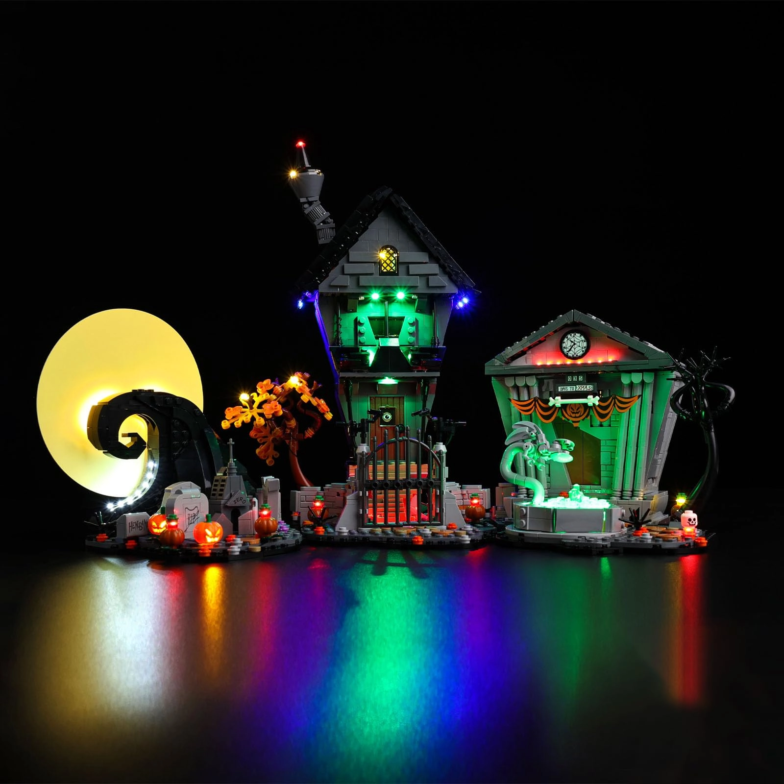 Tim Burton's The Nightmare Before Christmas LED Lighting Set (21351) - Continuous Light Kit Compatible with Lego Harry Potter