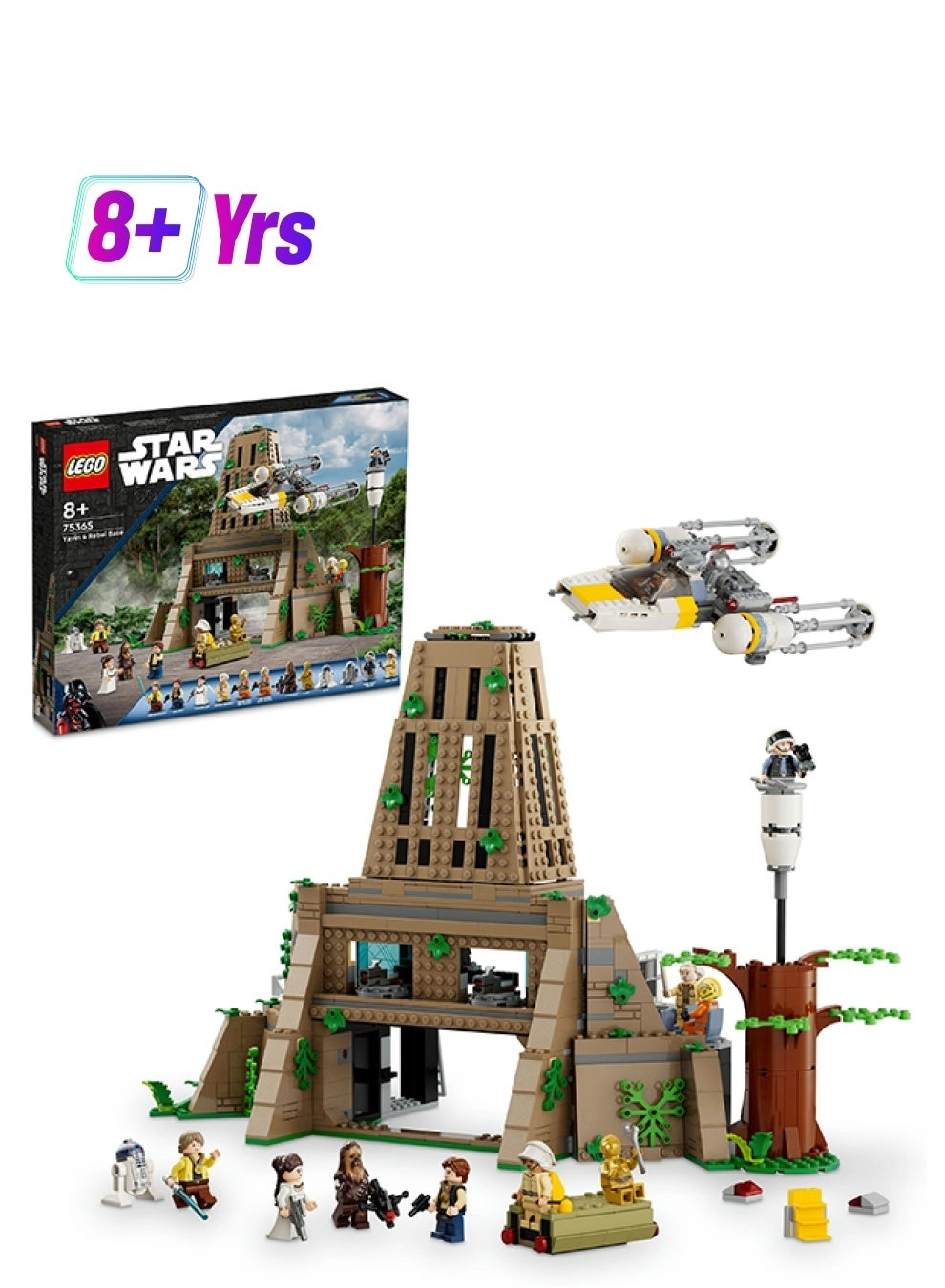 LEGO Star Wars Yavin 4 Rebel Base (75365) - A New Hope 10 Minifigures