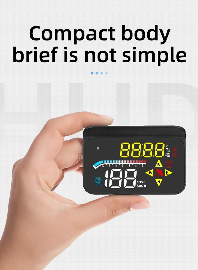 Head Up Display(HUD) - M15 5.5" LCD Black