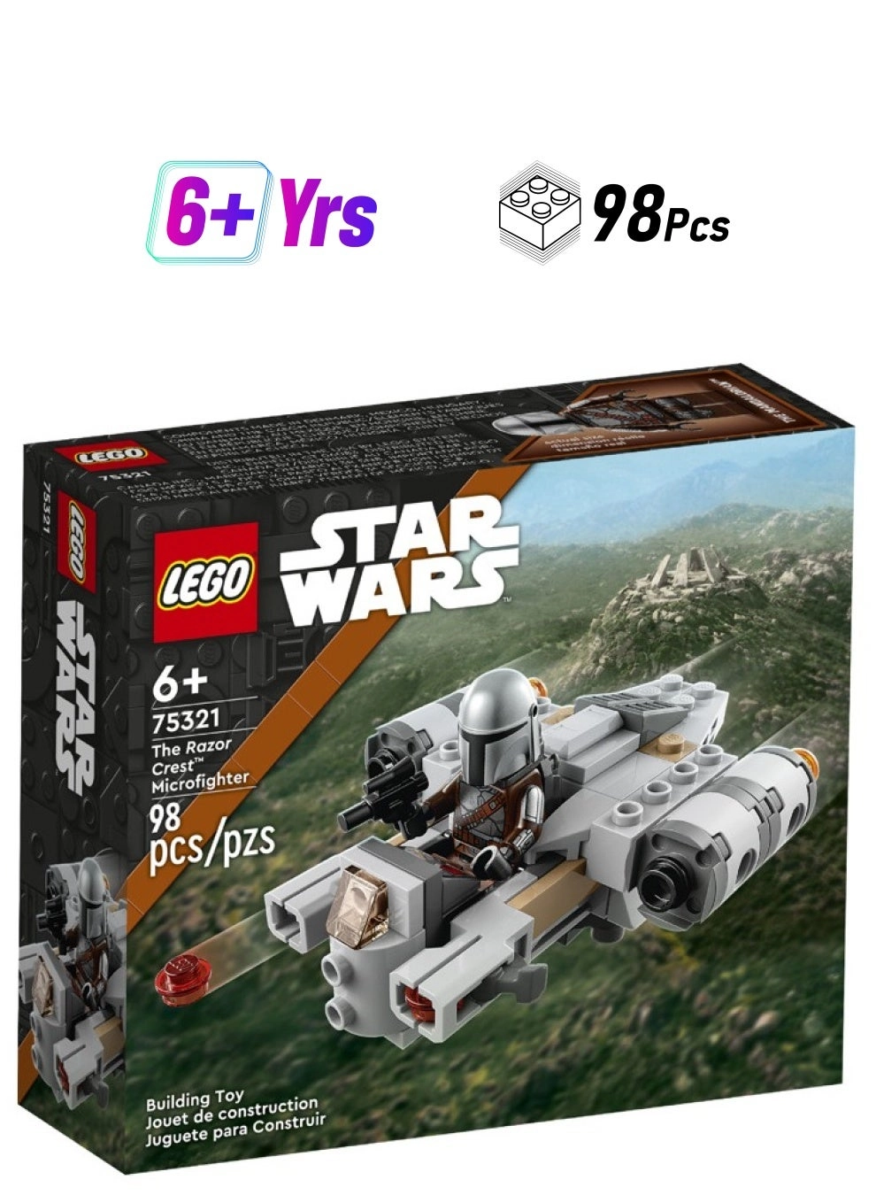 Star Wars LEGO Razor Crest Microfighter (75321) - The Mandalorian minifigure