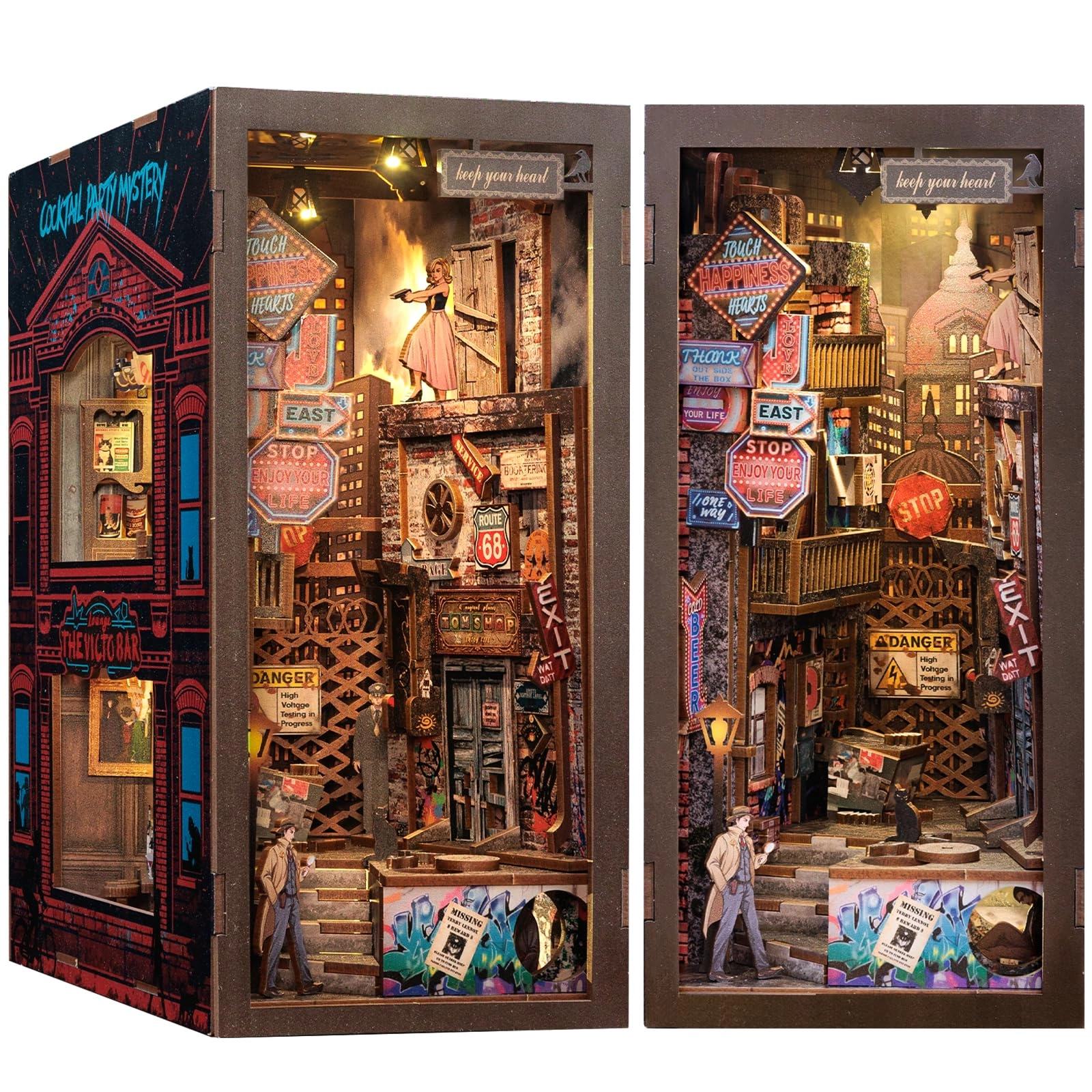 CuteBee Book Nook Kit - The Long Goodbye