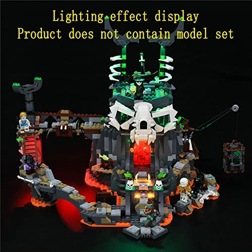 LED Lighting Kit for LEGO Ninjago Skull Sorcerer's Dungeons 71722