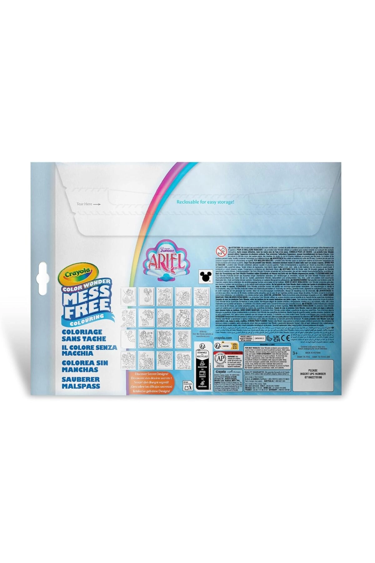 Color Wonder Ariel - 1 Piece 4 Color Wonder mess free markers