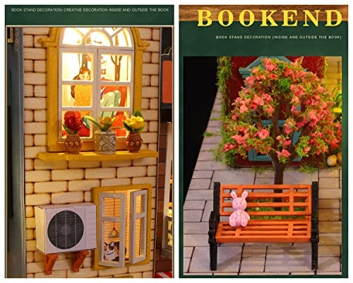 DIY Miniature House Kit - Inside and Outside The Book