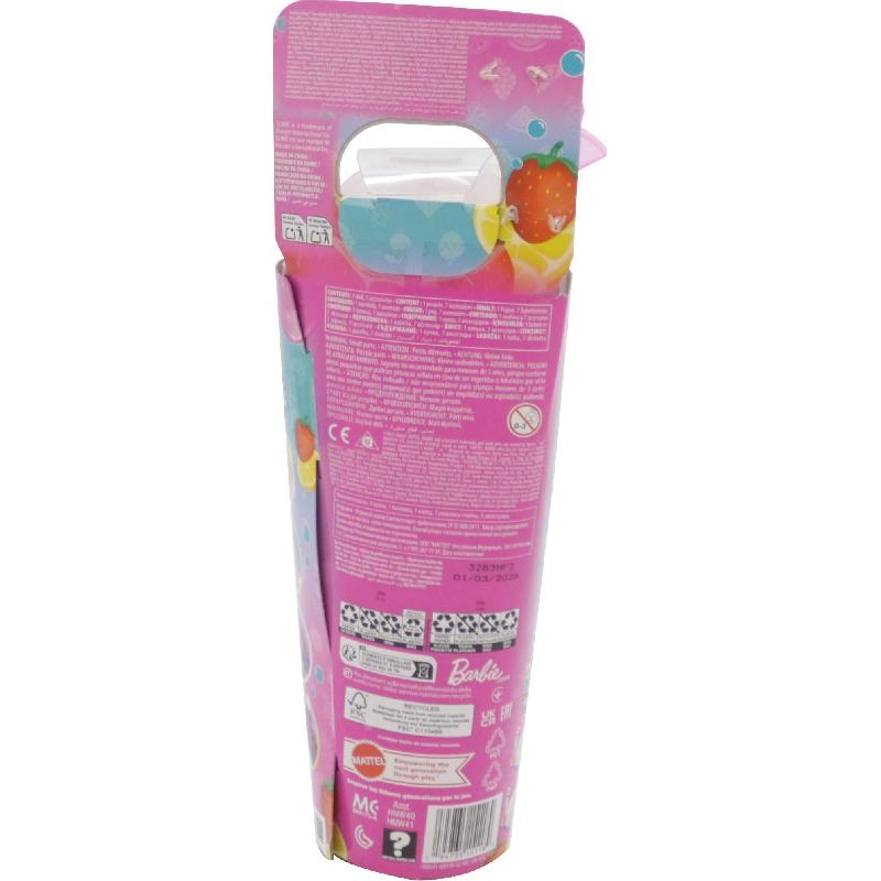 Barbie Pop Reveal Fruit Series - Strawberry Lemonade Drink Cup-Inspired Packaging