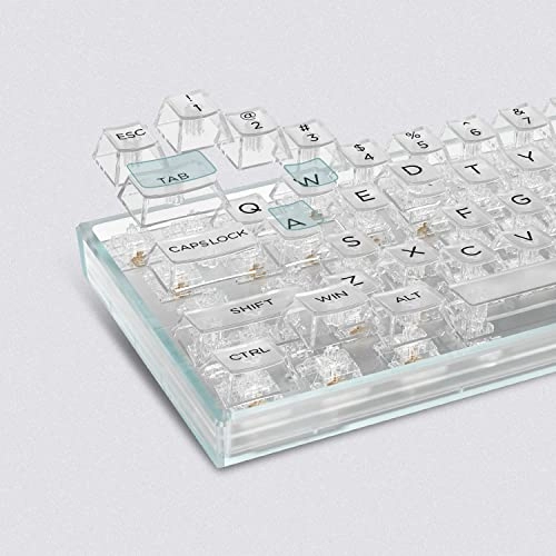 Keycap Set - 140key Cherry Profile White Clear