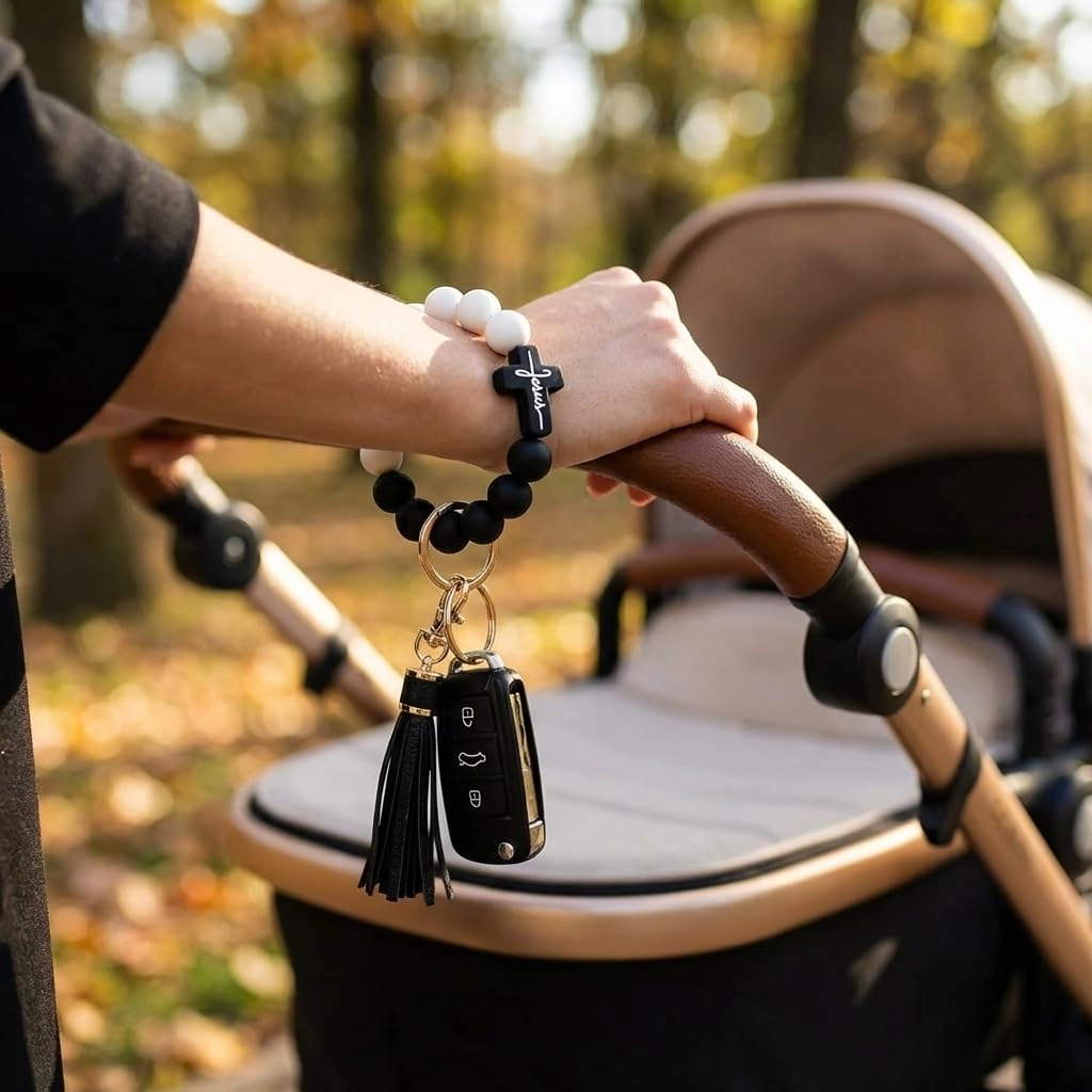 Key Ring Bracelet - Car