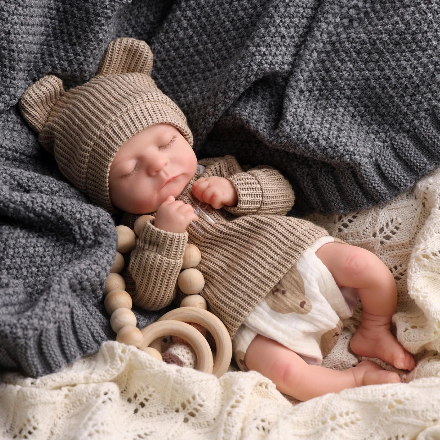 Reborn Baby Doll - 12 Inch Silicone Weighted Ages 3+