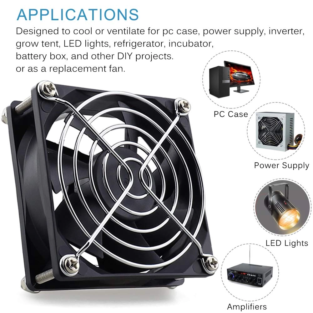 Brushless DC Cooling Fan - 1pcs 80x80x25mm