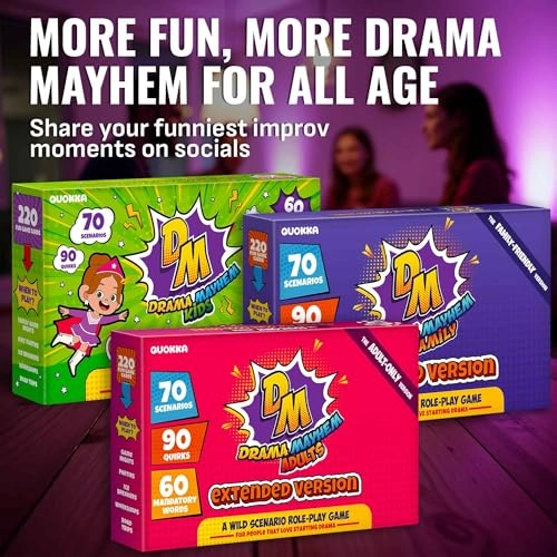 Drama Mayhem - Adults Extended Pack - Card Game