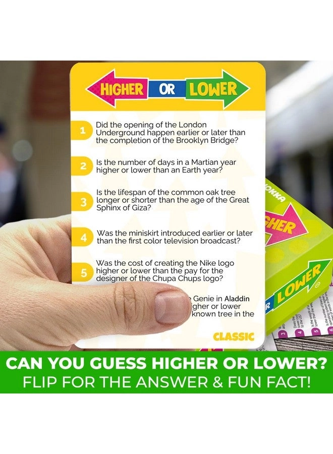 Higher or Lower - 4xSet Card Game