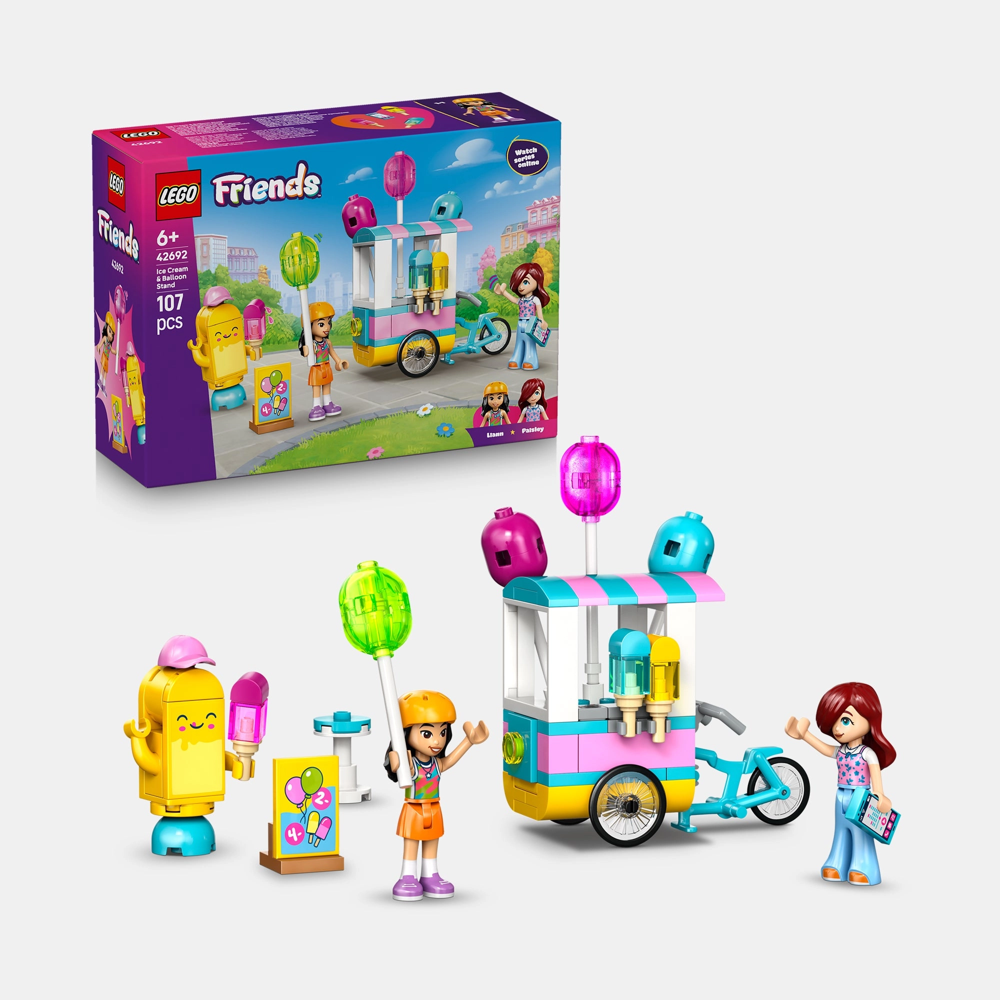 LEGO Ice Cream & Balloon Stand - Liann Paisley 107 pcs