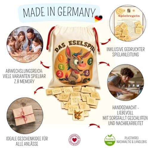 The Donkey Game - 6 to 99 years 121 pieces