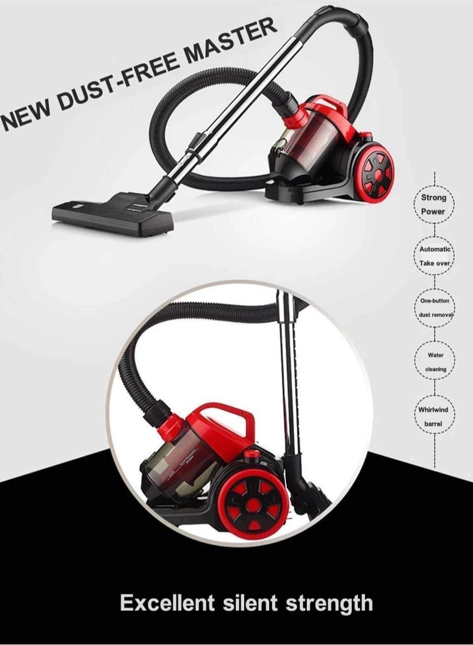 Multi-Cyclonic Bagless Corded Canister Vacuum Cleaner - 2.2 L 1200 W 4.2m cord