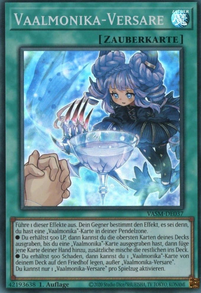 MZTCG Yugioh Vaalmonika-Versare VASM-DE037 - German - 1st Edition