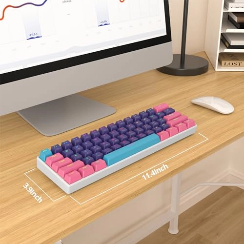 60% Mechanical Keyboard - 60% Compact Design Wired