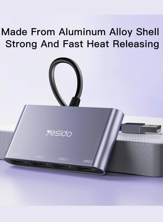 4-Port USB Hub Adapter - Wired