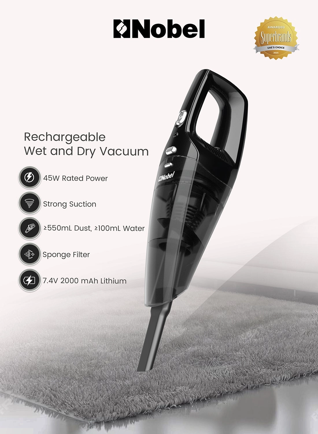 Nobel NVC600HEX - 2000mAh
