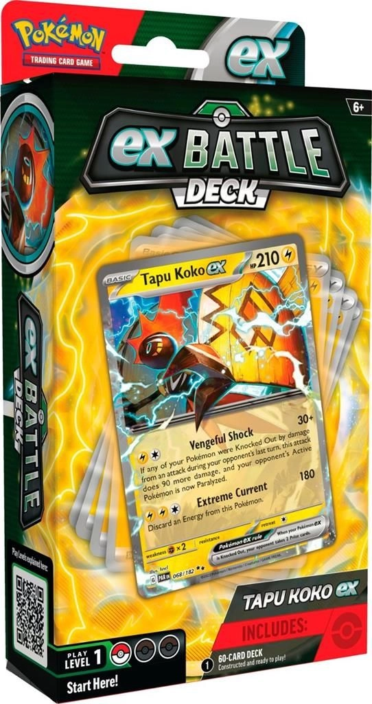 Tapu Koko ex - Battle Deck 3x + Iron Leaves ex - Battle Deck 3x