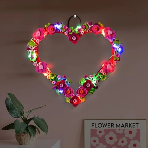 LED Light Set for 40638 Heart Ornament - USB Battery Powered 5V