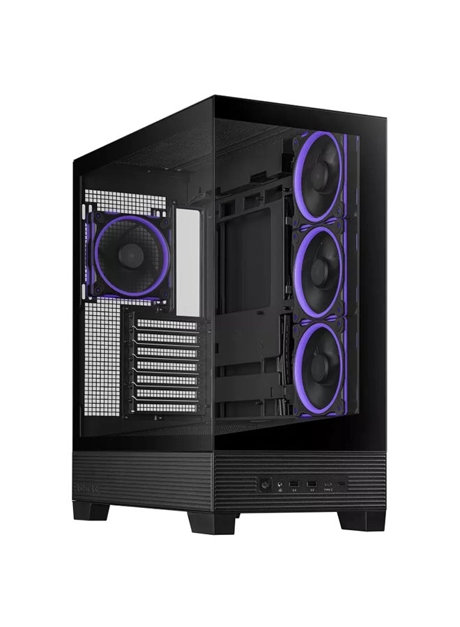 A31 PLUS - Tempered Glass Front & Side Panels ATX Mid Tower