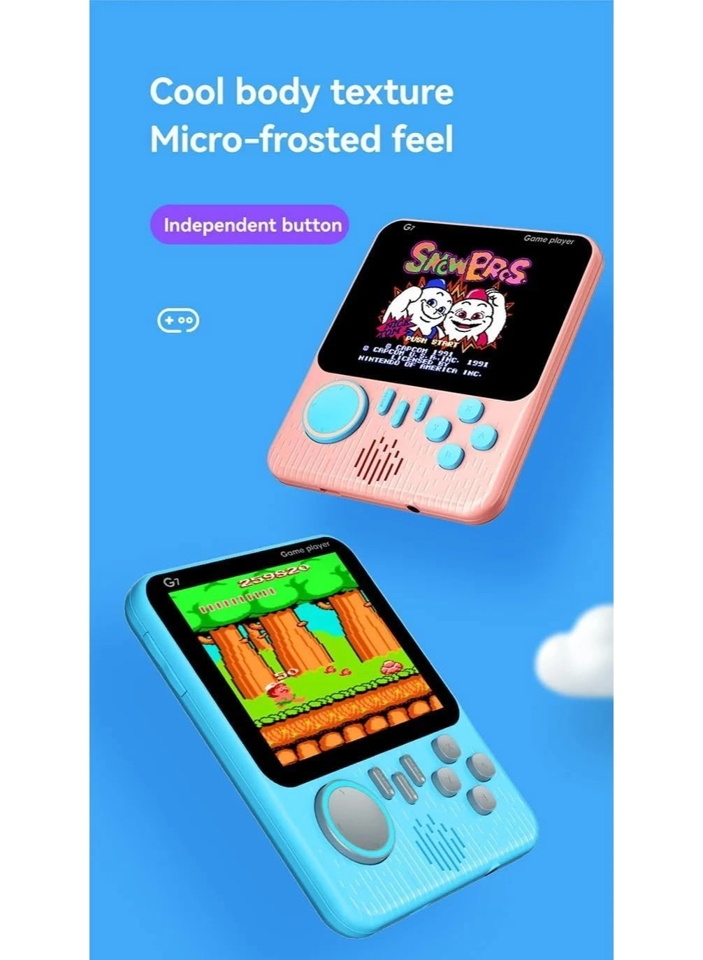 G7 - 3.5-Inch LCD 666 Built-In Games TV Output