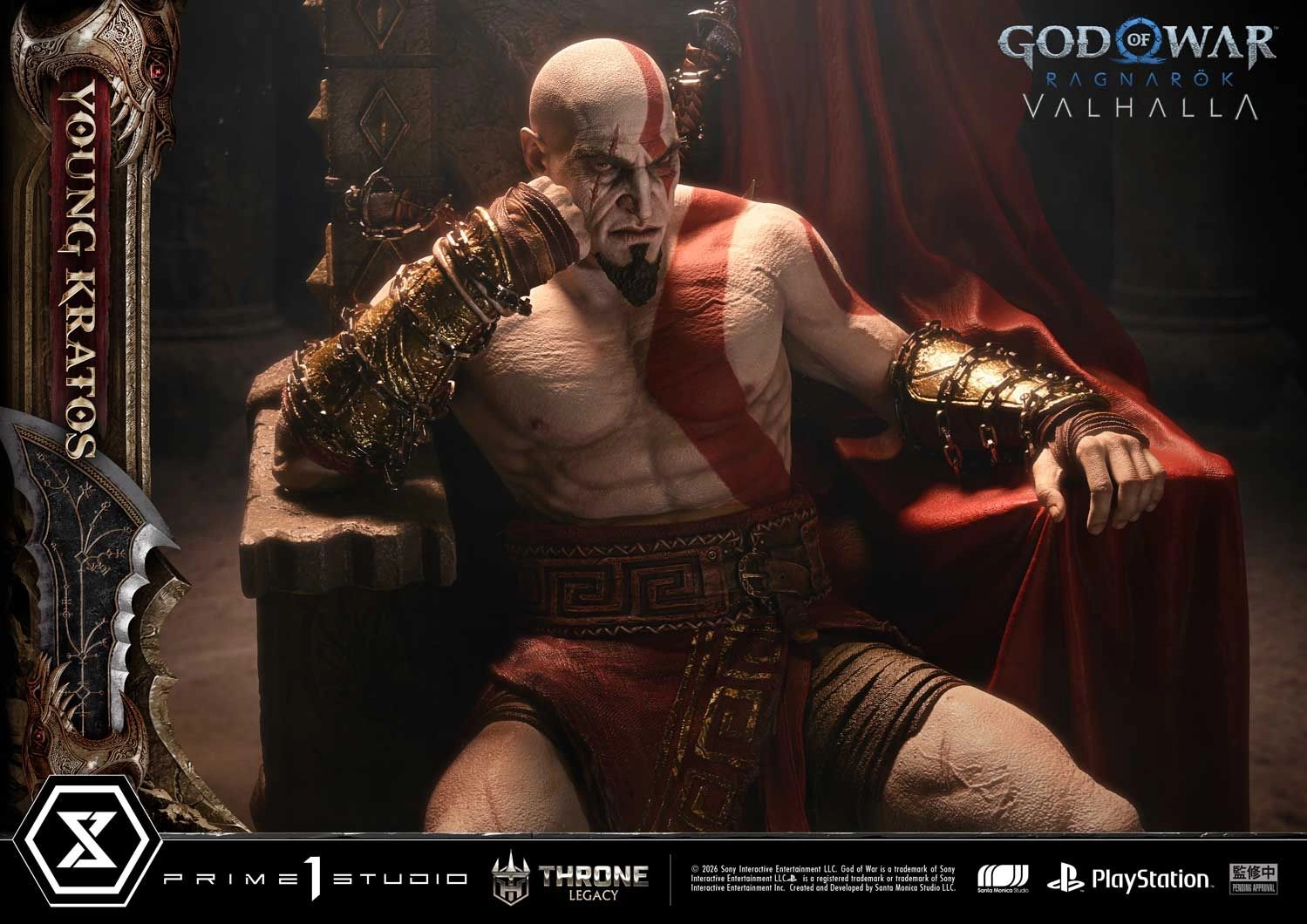 Young Kratos Throne Legacy - Polystone and other materials