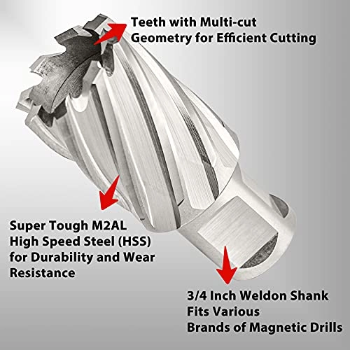 Annular Cutter - High Speed Steel (HSS) 1 77 Millimeters