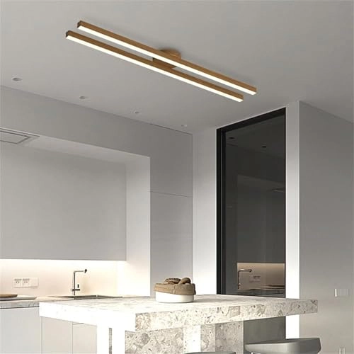 Modern Long LED Dimmable Ceiling Light - 2700K/4500K/6500K