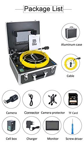 WiFi Cable Pipe Inspection Camera - 17Mm 50M