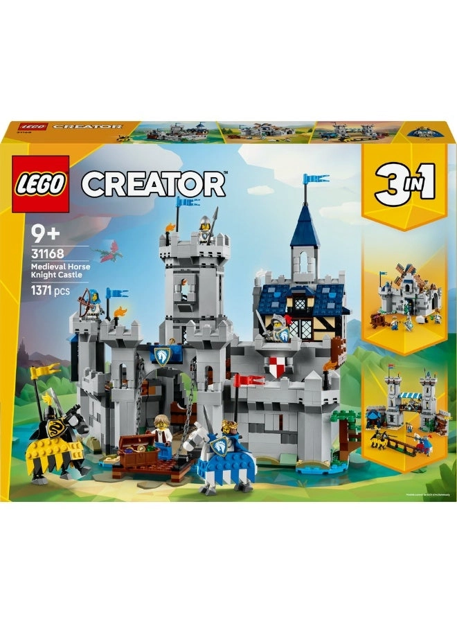 Creator 3in1 Medieval Horse Knight Castle (31168) - 6 Minifigures