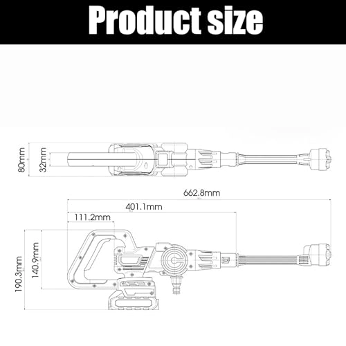 High-pressure washer - 2 Batteries 3 MPa