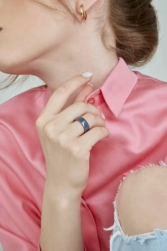 Tesla Key Ring - Handmade Wooden Black Ebony