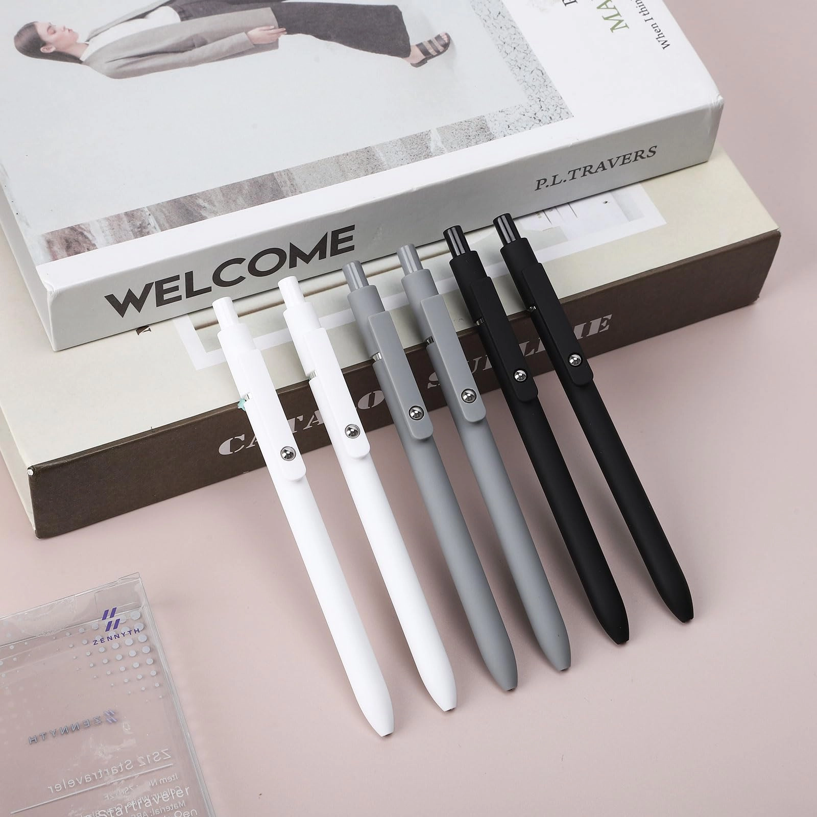 Gel Pens - 6 Pcs 0.5mm