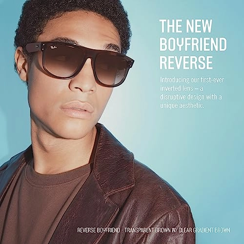 Boyfriend Reverse - 56 millimeters Grey Mirrored Silver