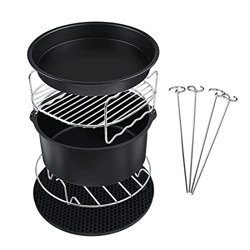 Air Fryer Accessories - Stainless Steel, Carbon Steel 6 PCS