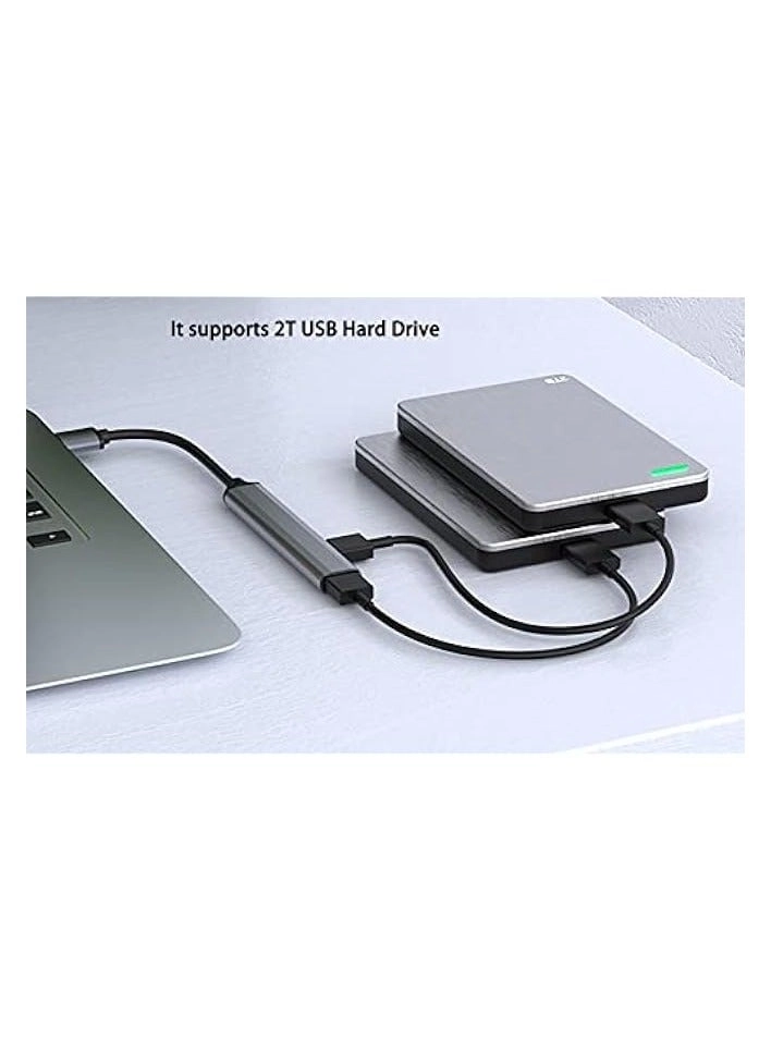 5 in 1 USB C Multiport Adapter Hub - 65W PD USB 3.0