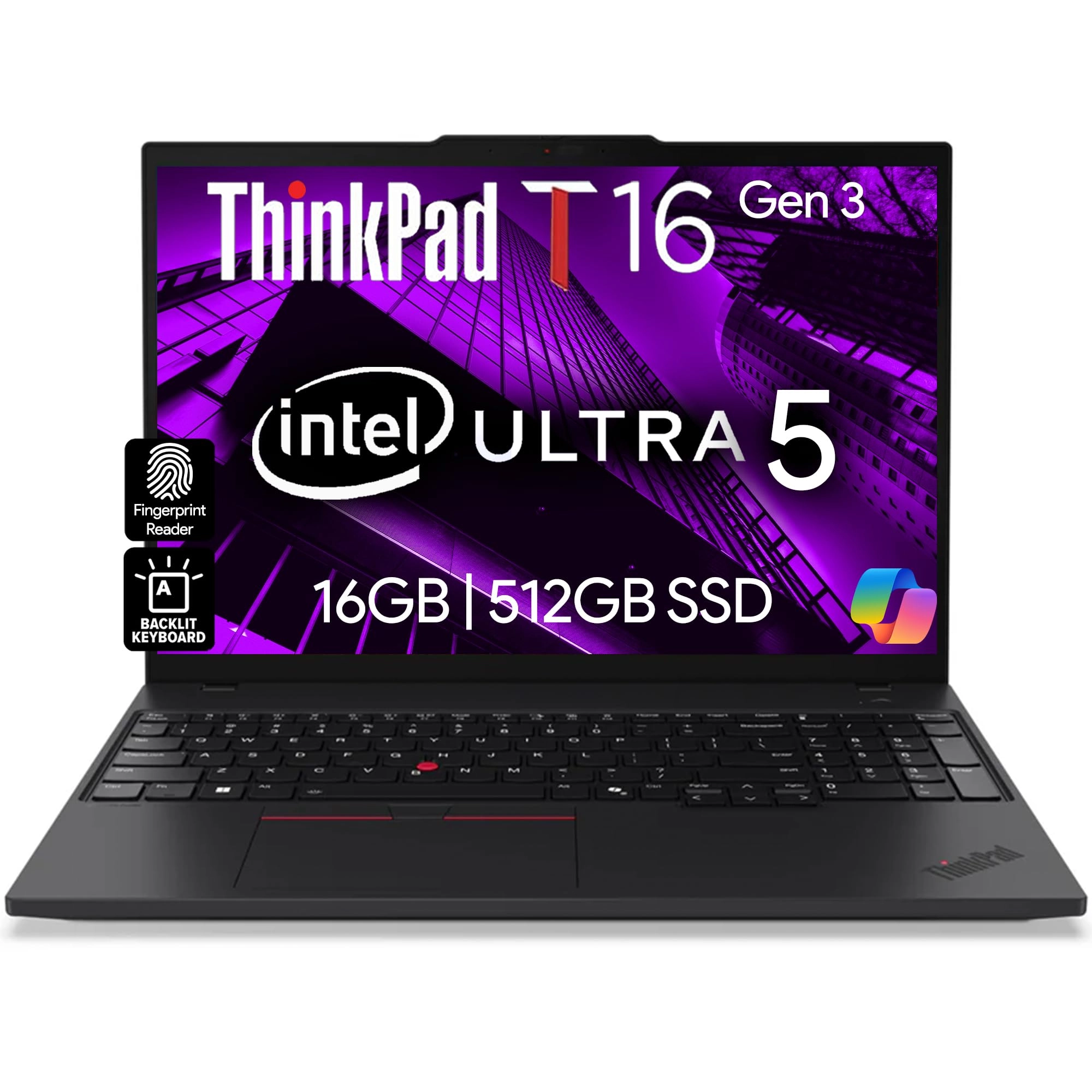 ThinkPad T16 Gen 3 21MNS0ML00 - 16'' Core Ultra 5 125U 16GB DDR5 512GB SSD