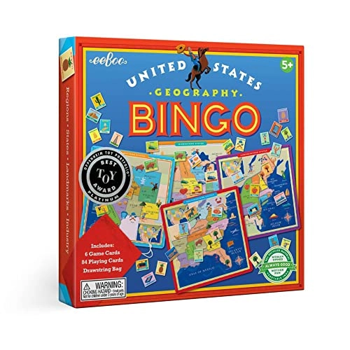 eeBoo United States Geography Bingo Bundle
