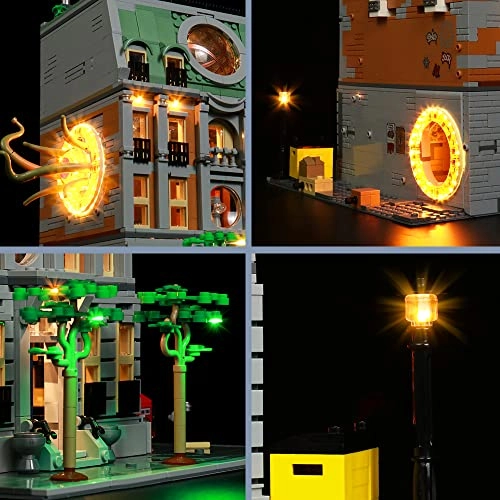 LED light set for LEGO 76218 Sanctum Sanctorum - Remote Control Lights Only