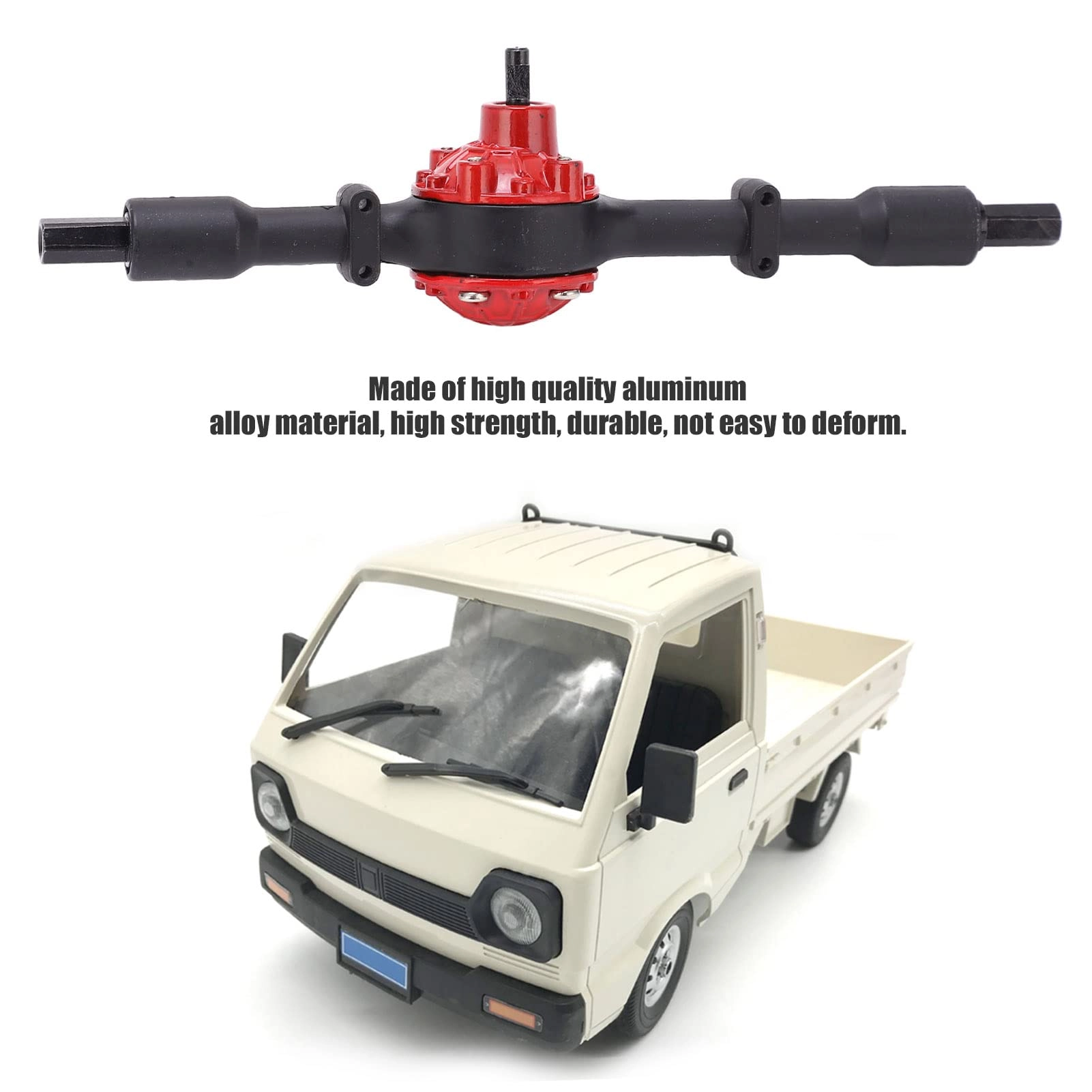 Metal Front Rear Axle Set - 1/12