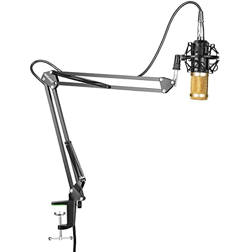 Mic Stand - Extendable Scissor Arm Table Mounting Clamp