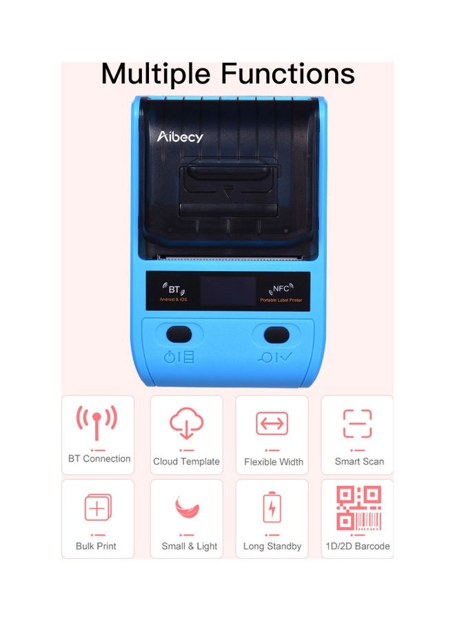 Portable Thermal Label Printer - 57 millimeter