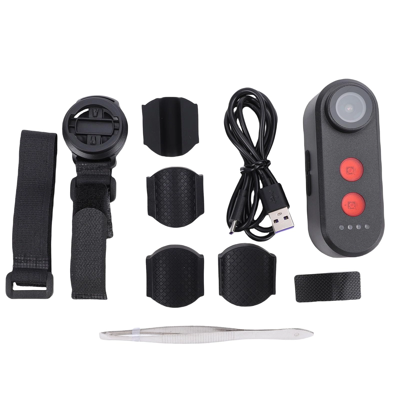 Asixxsix Bike Camera with Tail Light - 1080P