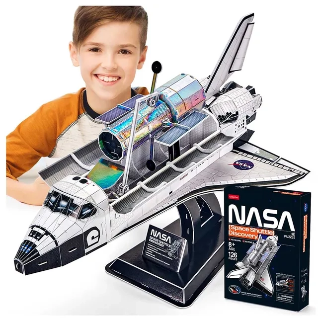 Nasa Discovery 3D Puzzle (ALGT-DS1057H) - 126 pcs