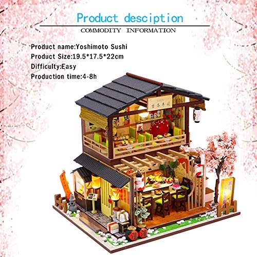 Miniature Wooden Dollhouse Furniture Kit - Creative Room 1:24