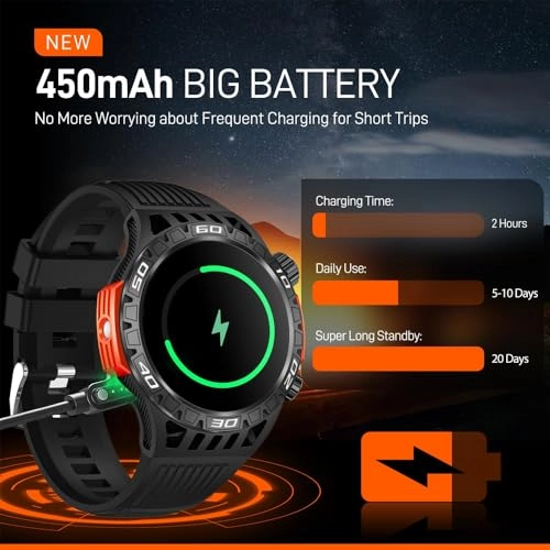 Military Smart Watch - 1.46"