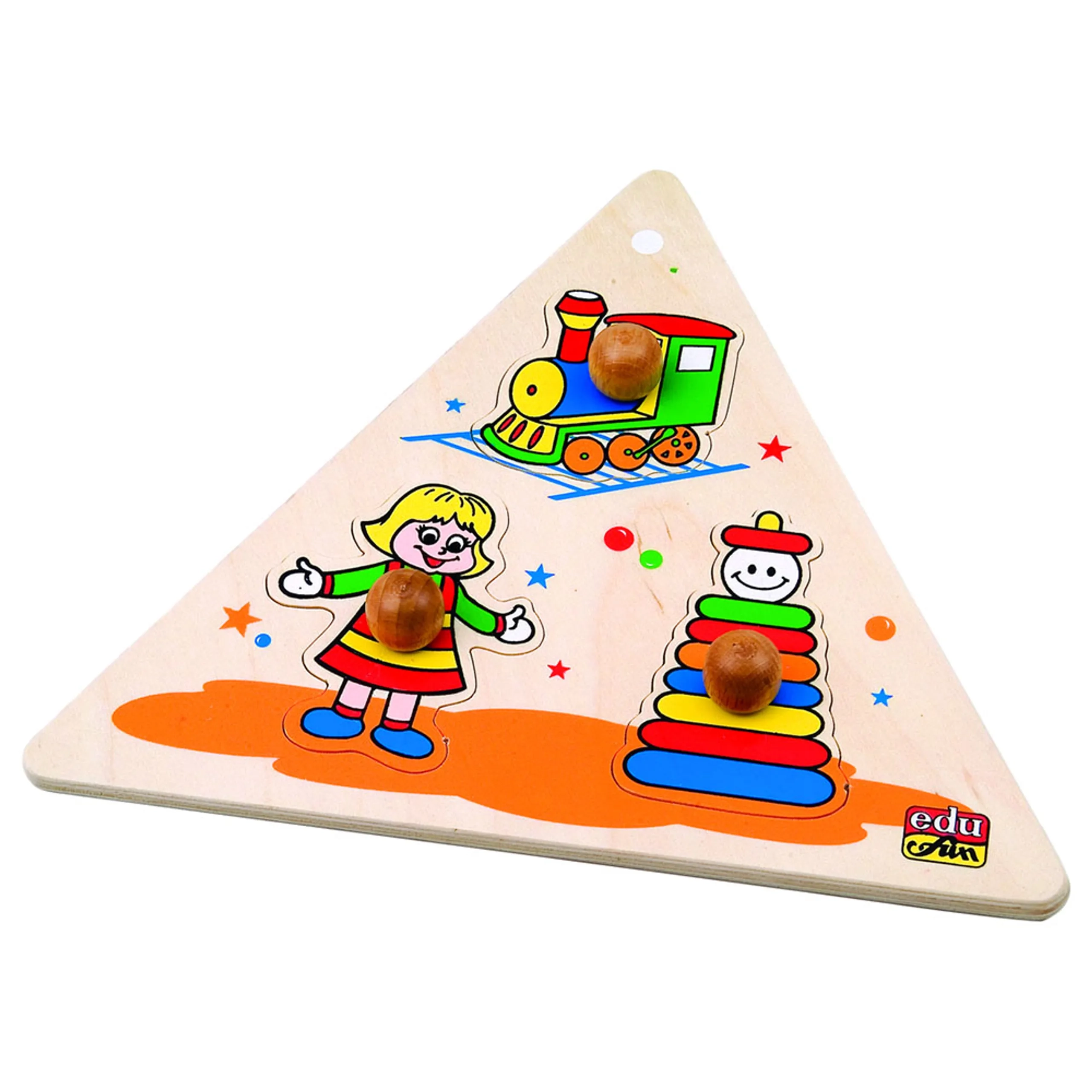 Edu Fun Triangular Puzzle - 6 months